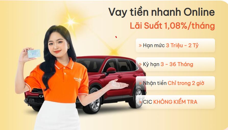 Vay tiền bằng xe máy ô tô tại F88 và Tima