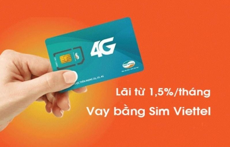 Vay tiền theo Sim Viettel MobiFone duyệt 50 triệu